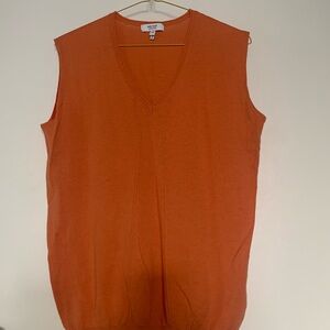Reiss Chris Sleeveless V-Neck Cashmere Blend Top Size XS